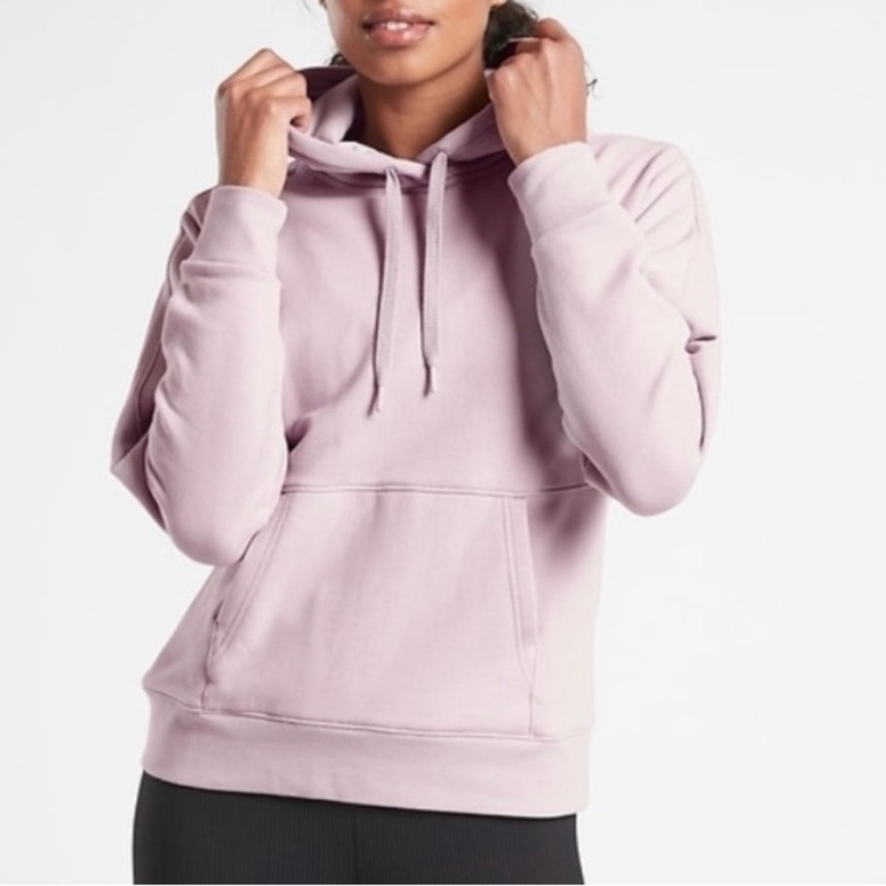 Athleta retroplush hoodie in light purple